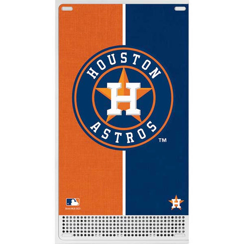 MLB Houston Astros Split Xbox Series S Console Skin